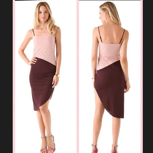 Halston Heritage Dresses & Skirts - Halston Heritage Color-block Pleated Interlock Dress